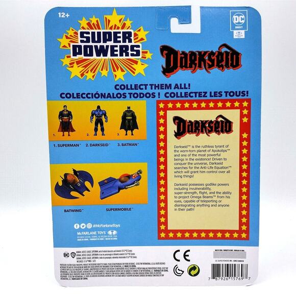 DC Super Powers Darkseid McFarlane Toys Action Figure New in Package - Picture 2 of 2
